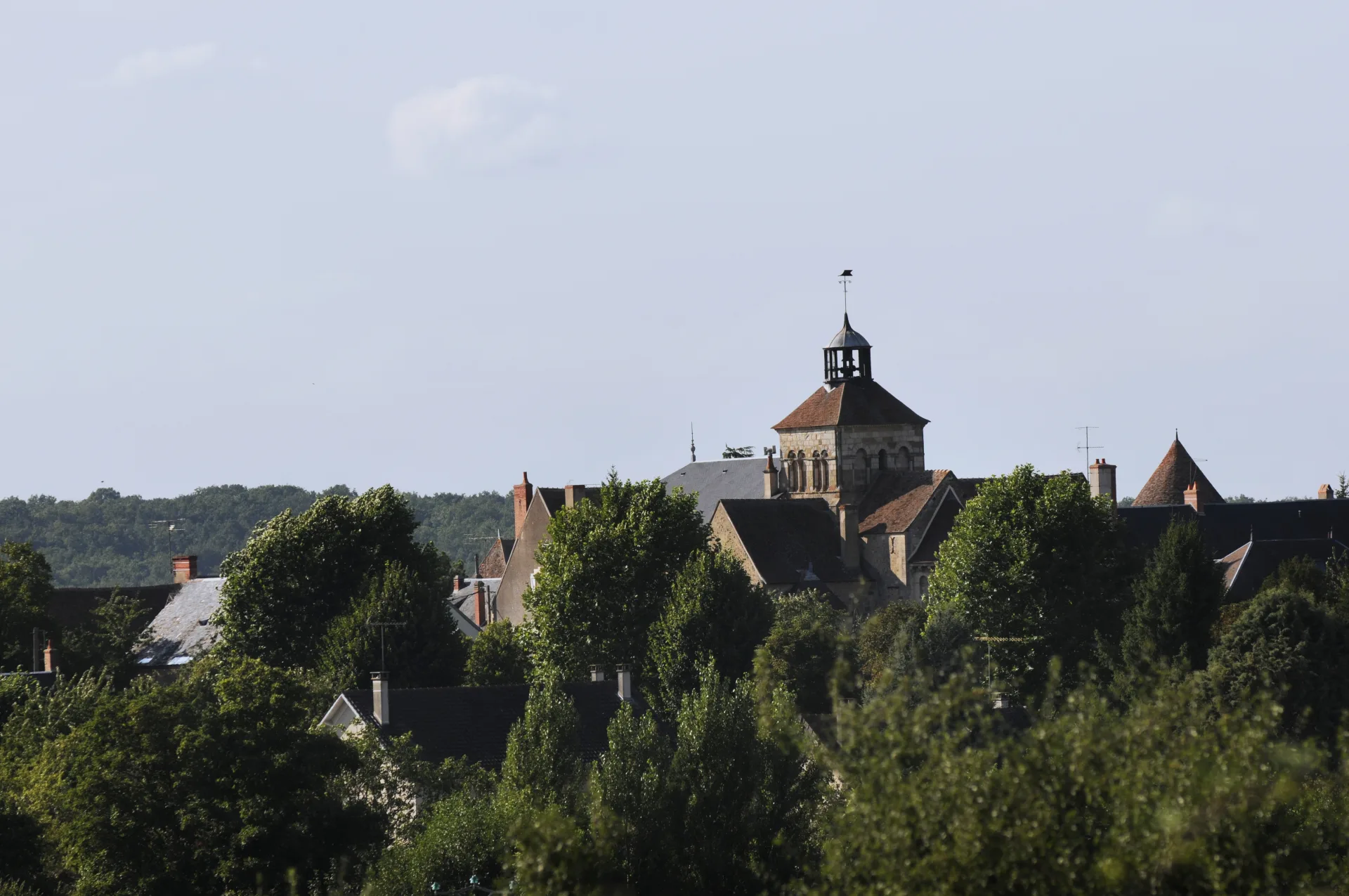 Châteaumeillant vu clocheton du Chapitre