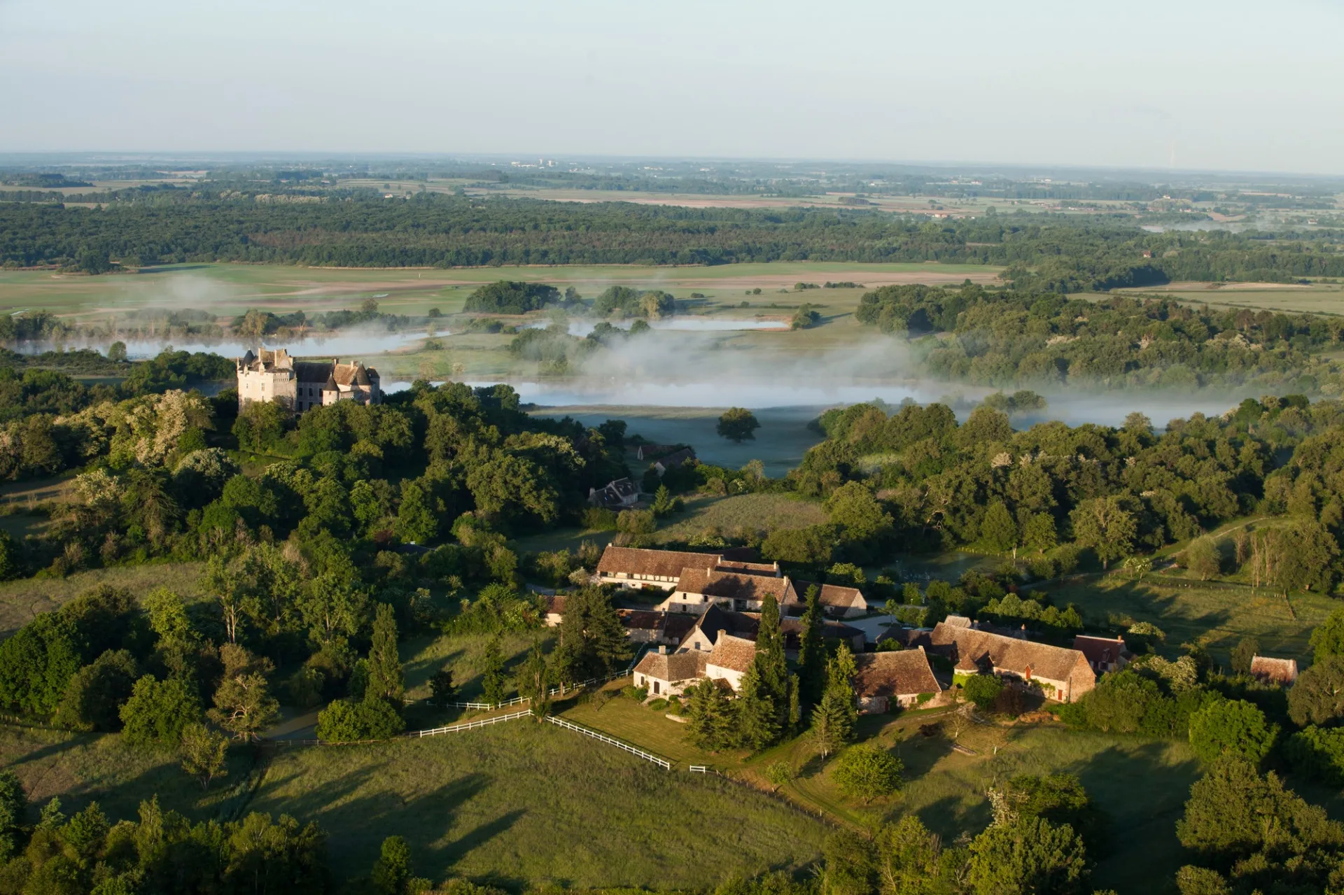 La Brenne vue du ciel