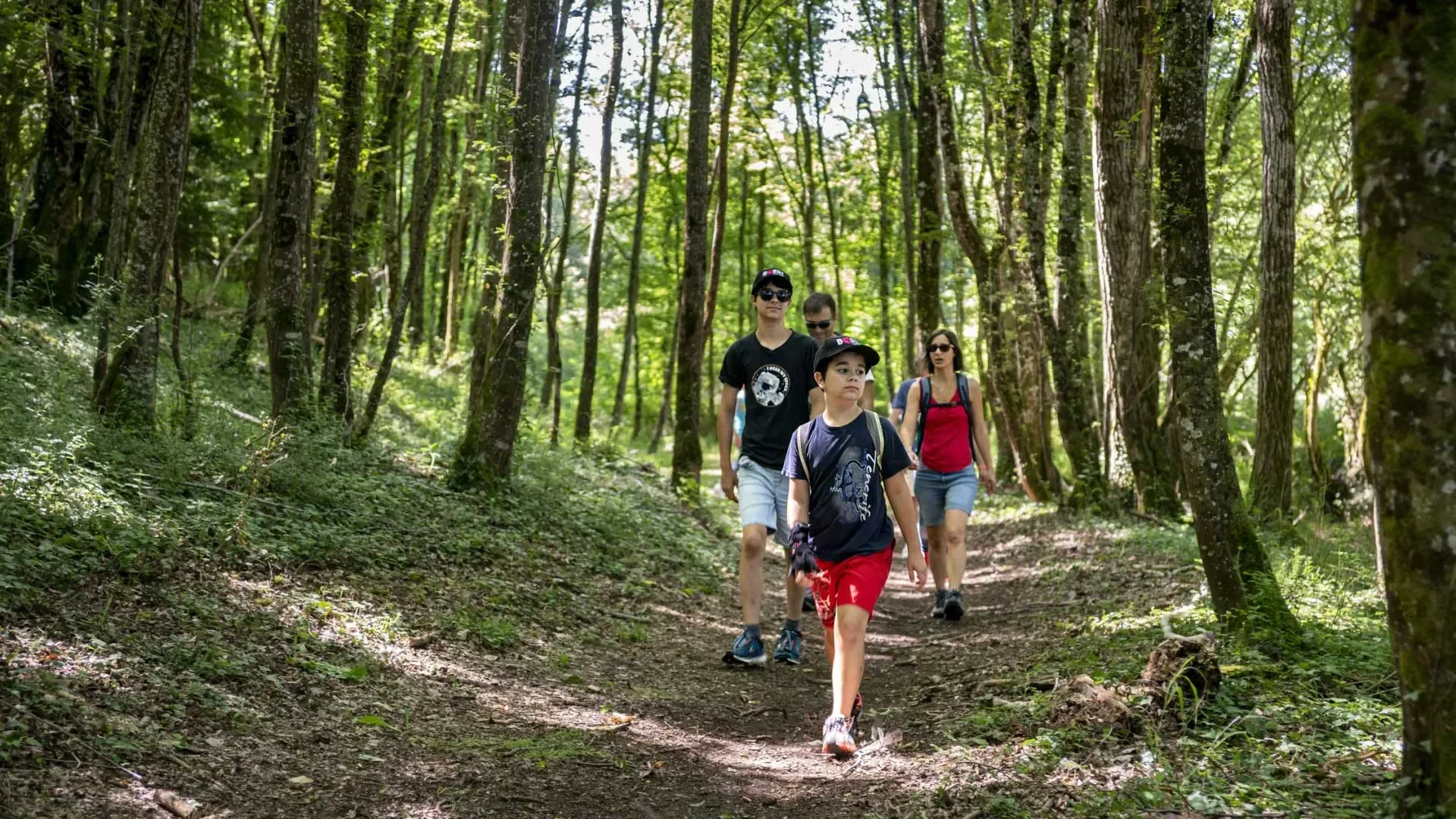 Randonnée pédestre en famille