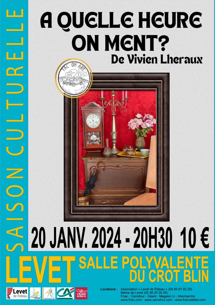 Affiche Tac On Art Levet 20.01.24