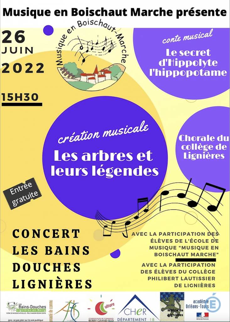 concert musique en boischaut marche juin 2022