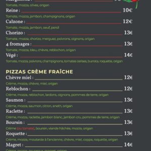 pizza a la carte larome levet chateauneuf lignieres 2023