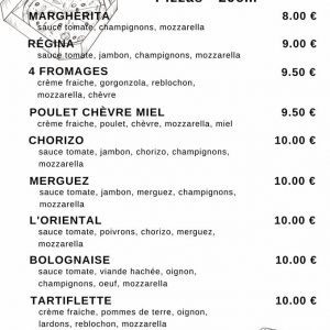pizza maison comme chez mémé lapan restaurant