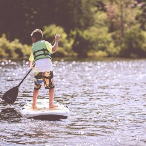 standuo paddle – enfant – planche – puce