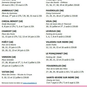 tournée berry 2025 cirque bidon